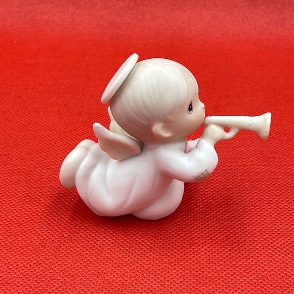 👼🏻1982 Enesco Joy To The World Angle Candle Climber - Picture 2 of 6
